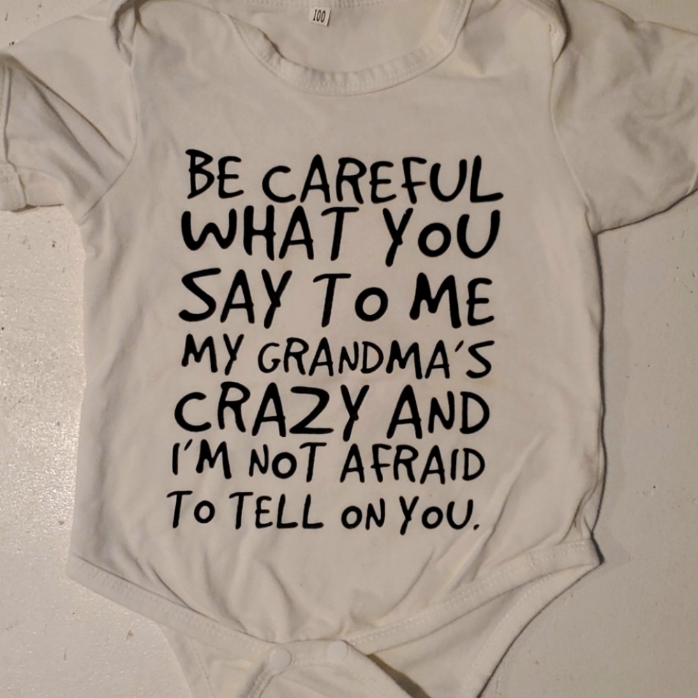 Funny saying onesie